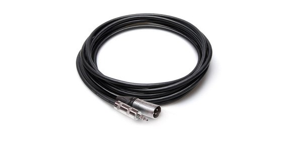 Hosa MMX-000 Camcorder Microphone Cable 3.5 mm TRS to Neutrik XLR3M