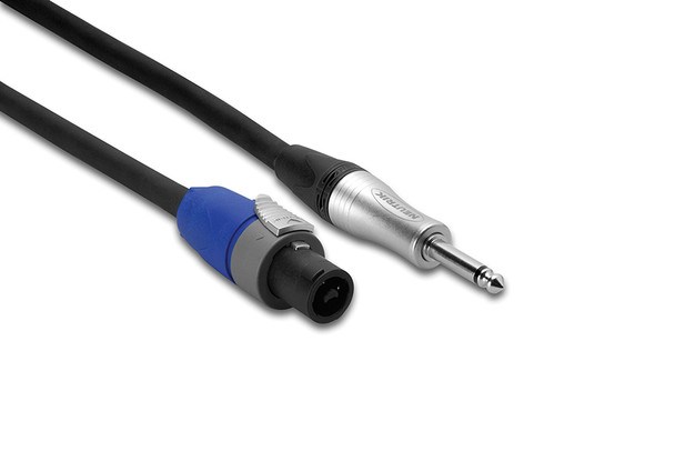 Hosa Edge Speaker Cable Neutrik speakON to 1/4 in TS
