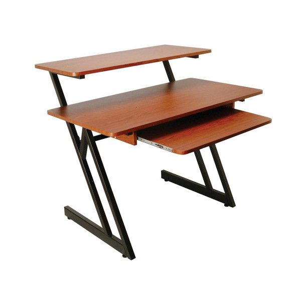 On-Stage Stands WS7500 Series Wood Workstation (Rosewood/Black Steel)