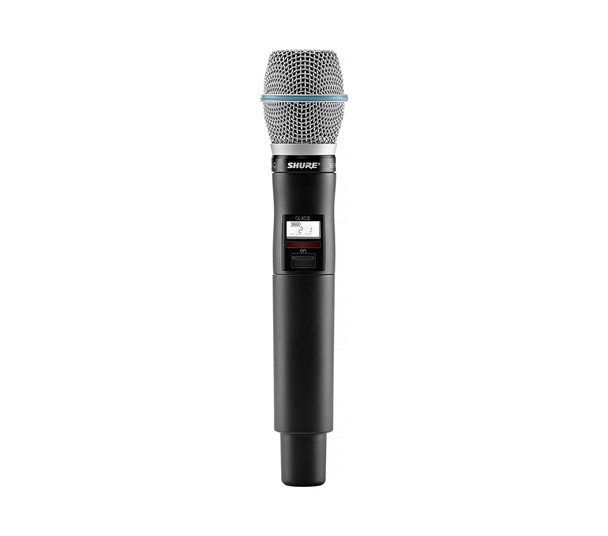 Shure QLXD2/BETA87A Handheld Wireless Microphone Transmitter