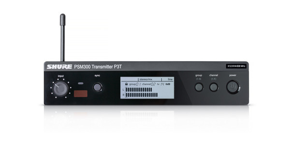 Shure P3T - PSM 300 Half Rack Single Channel Wireless Transmitter