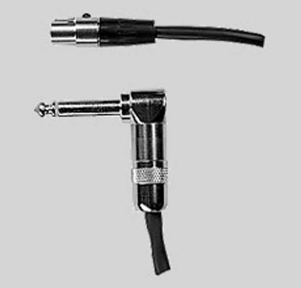 Shure WA304 Right Angle Guitar Cable