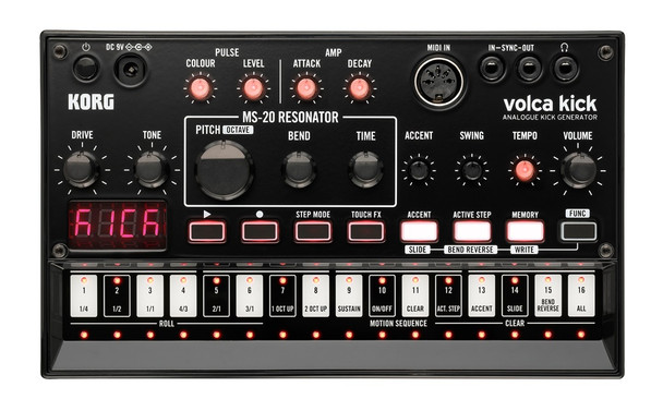 Korg VolcaKICK - Analogue Kick/Bass Generator - 1