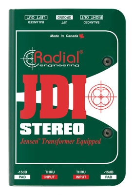 Radial JDI Stereo Stereo Passive DI
