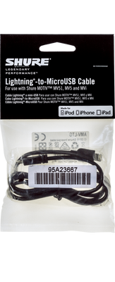Shure AMV-USBC-LTG15 USB-C to Lightning Cable | Bax Music