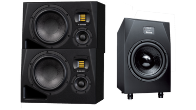 Adam Audio Bundle A8H/Sub12 2X A8H Active Monitors Sub12 Subwoofer
