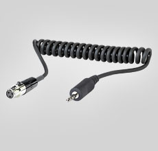 Shure WA460 3.5-Feet Output Cable TA3F Connector to Stereo Miniplug Connector for VP3 Receivers