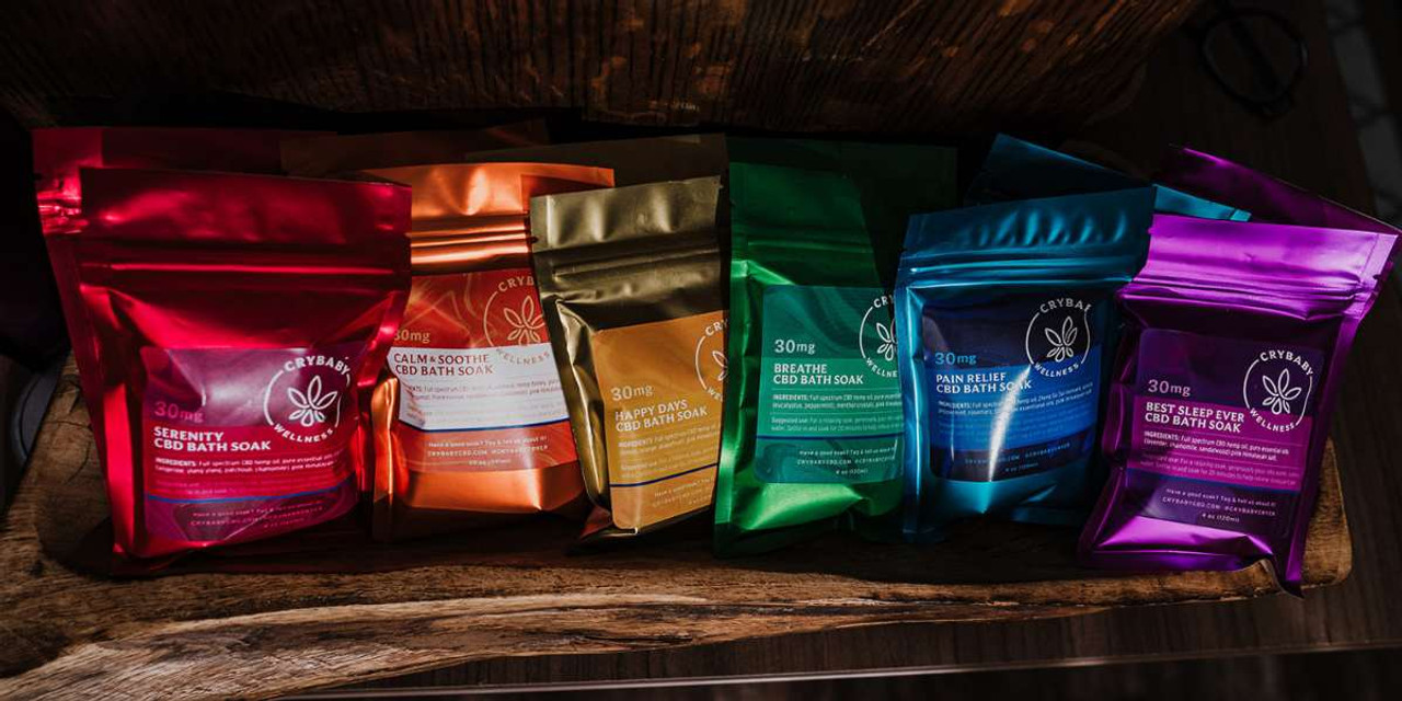 Infused Bath Soaks for sleep stress and pain support