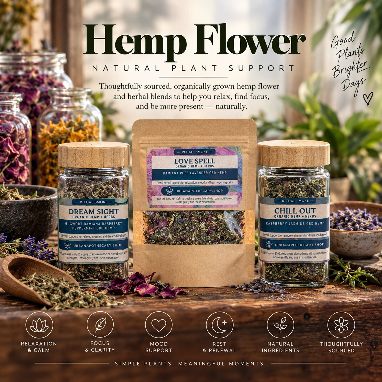 Pre-Rolls, Hemp Flower & More