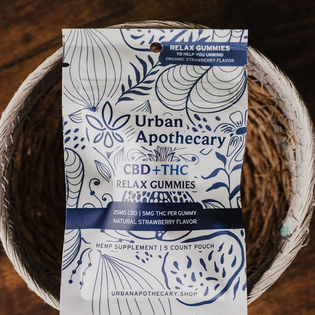 Travel Pouch CBD Gummies | Urban Apothecary