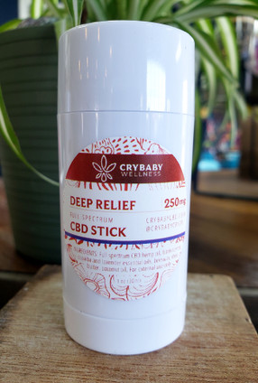 Feel better fast, our Deep Relief Stick contains concentrated relief in a 1 oz (30ml) or 2 oz (60ml) eco cardboard tube. Contains a mild scented CBD pain relief combo loved by many for deep relief.