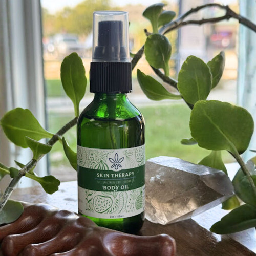 Meet your new daily ritual — a lightweight, silky body oil made for every skin type. Handcrafted with organic jojoba oil and a full-spectrum CBD infusion, this blend replenishes moisture, enhances your natural glow, and helps your skin feel smooth, supple, and deeply cared for. Meet your new daily ritual — a lightweight, silky body oil made for every skin type. Handcrafted with organic jojoba oil and a full-spectrum CBD infusion, this blend replenishes moisture, enhances your natural glow, and helps your skin feel smooth, supple, and deeply cared for.