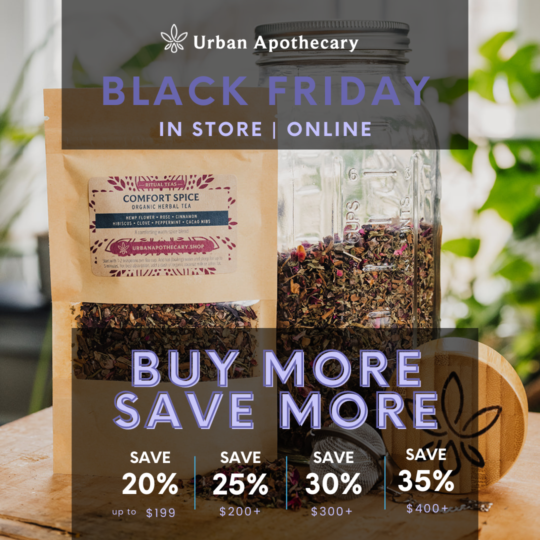Organic Herbal Teas from Urban Apothecary Black Friday Cyber Monday