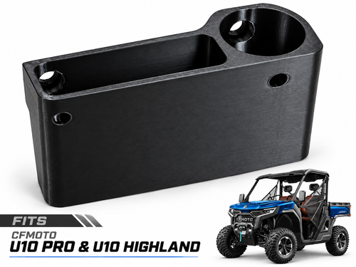 CFMOTO UFORCE U10 Pro Dash Utility Holder – Phone + Flashlight Organizer