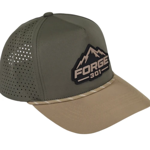 Forge 301 Performance Rope Hat – Olive/Tan