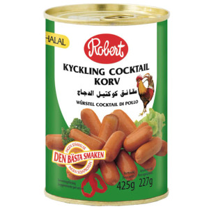 ROBERT CHICKEN COCKTAIL SAUSAGES 425G ROBERT CHICKEN COCKTAIL SAUSAGES 425G