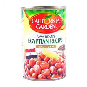 California Garden Canned Foul Egypt Recipe 400g