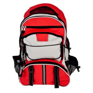 Elite Multi-pocket Hikers Backpack, Red Q491-BBP