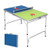 Foldable Ping Pong Table Game Set Mini Table Tennis Table with Adjustable Height-Blue & Green - Col D681-UY10092GN