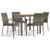 Garden Dining Set Gray PE rattan Modular Garden Dining Set A949-3184994