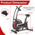 Upright Air Bike with Unlimited Resistance-Black B593-SP37621
