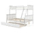 3-in-1 Twin Over Full Bunk Bed with Trundle and Ladder-White B593-HU10655+