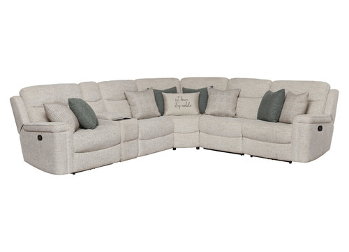 72101 3-Piece Sectional Set: Fluff Daddy Alabaster