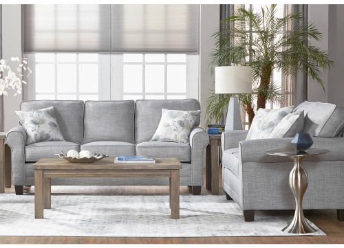 3700 Sofa & Loveseat: Rumble Smoke