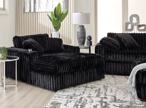 24550CHS Theater Chaise: Mondo Black