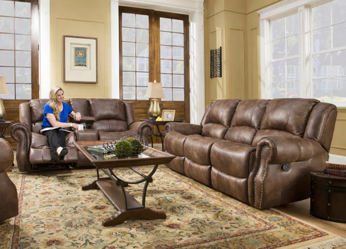 66901 Sofa & Loveseat: Waylon Mocha