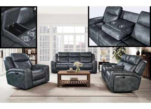 86503 Sofa & Loveseat Set: Montana Slate