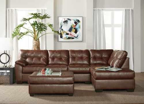 16900 Sectional Set: San Marino Hazelnut