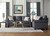 3700 Sofa & Loveseat Set: Jitterbug Gray