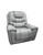 98705-10G Glider Recliner: Brown: Light Gray & Cream