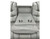 98705 Sofa & Glider Loveseat Set: Light Gray & Cream