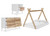 EB1221 Full Tent Bed, Dresser, & Nightstand Set