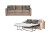 13400 Queen Sleeper Sofa: Joffrey Sable