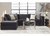 1100 Sectional Set: Ultimate Ebony