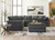 24550 Sectional Set: Mondo Charcoal
