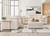24550 Sofa & Loveseat Set: Mondo Champagne