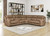 86501 6-Piece Sectional Set: Montana Mocha