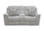 72101-40 Reclining Console Loveseat: Fluff Daddy Alabaster
