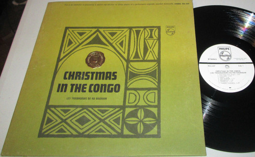 Les Troubadours Du Roi Badouin-"Christmas in The Congo" 1963 STEREO WL-PROMO LP!