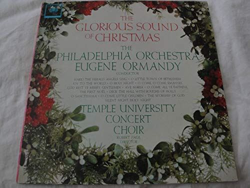The Glorious Sound of Christmas [Vinyl] Temple University Concert Choir; Robert 