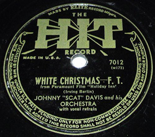 White Christmas/Hip Hip Hooray [Vinyl] Johnny "Scat" Davis and His Orchestra and