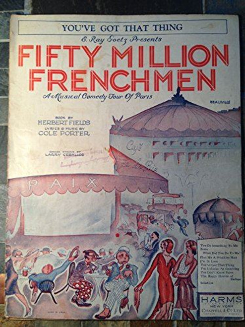 "You've Got That Thing" -Song From: 'Fifty Million Frenchmen' [8461-4] [Sheet mu