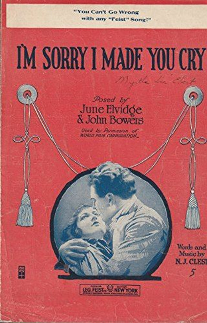 I'm Sorry I Made You Cry (War Edition) [Sheet music] N. J. Clesi
