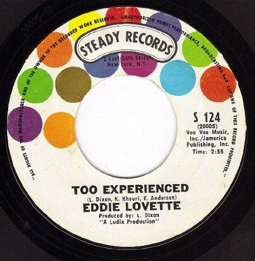 Too Experienced/You're My Girl (VG+ 45 rpm) Eddie Lovette