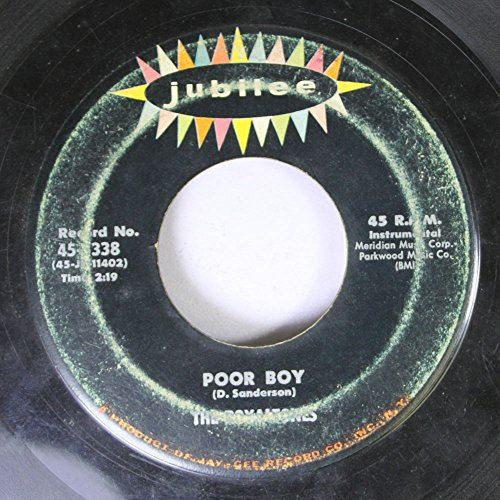 The Royaltones 45 RPM Poor Boy / Wail!