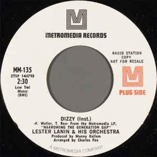 Lester Lanin-"Dizzy/Ob La Di, Ob La Da" 1969 WHITE-LABEL PROMO 45rpm BEATLES [Vi